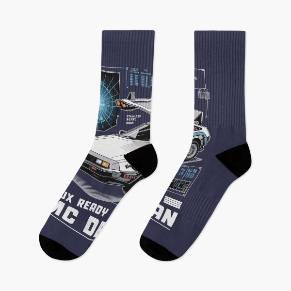 Item preview, Vintage Classic Car Delorean DMC Flux designed and sold by PrintCarClub.