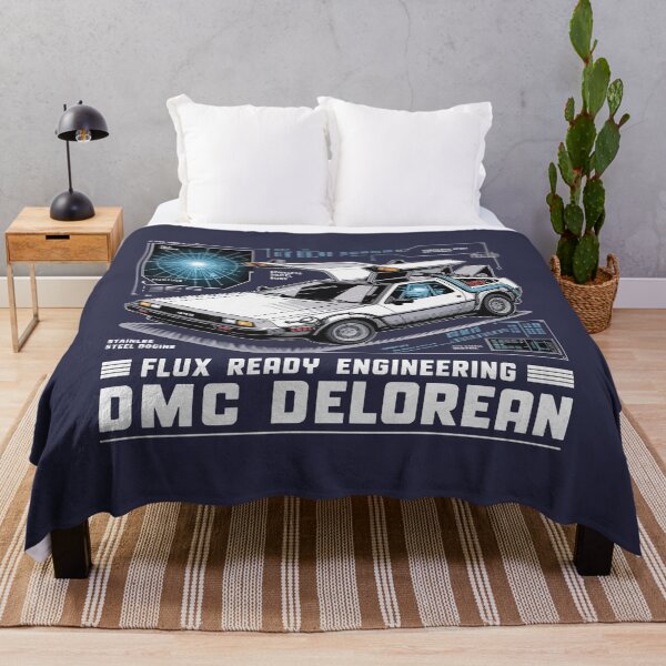 Item preview, Vintage Classic Car Delorean DMC Flux designed and sold by PrintCarClub.