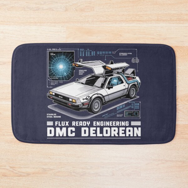 Item preview, Vintage Classic Car Delorean DMC Flux designed and sold by PrintCarClub.