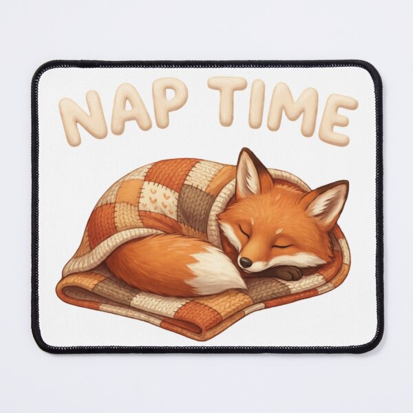 Item preview, Nap Time Fox designed and sold by vibes-studio1.