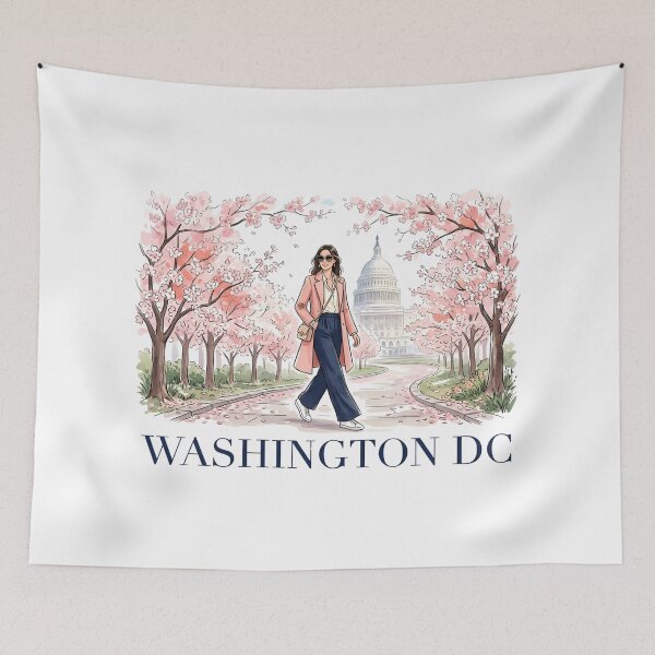 Item preview, Washington DC Cherry Blossom Capitol Fashion Walk designed and sold by Fenay Designs.