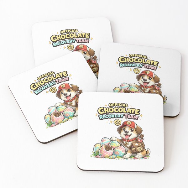 Item preview, Official Chocolate Recovery Team Funny Easter Dog Design designed and sold by StyleLap.