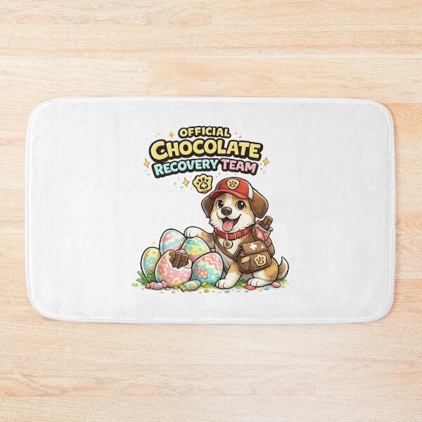 Item preview, Official Chocolate Recovery Team Funny Easter Dog Design designed and sold by StyleLap.
