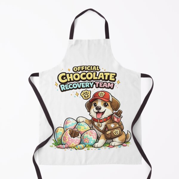 Item preview, Official Chocolate Recovery Team Funny Easter Dog Design designed and sold by StyleLap.
