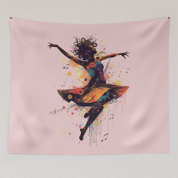 Item preview, Colorful Dance And Music Art designed and sold by MarselArt.