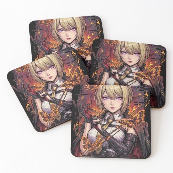 Item preview, Evelyn Chevalier ZZZ Red Burning Tethers Portrait designed and sold by Senpaiwaves.