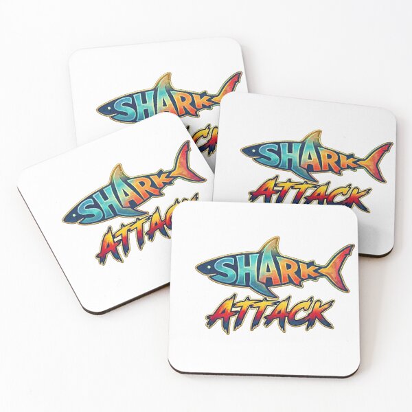 Item preview, Colorful Shark Attack Silhouette Logo designed and sold by mirojurin by AXXISS .