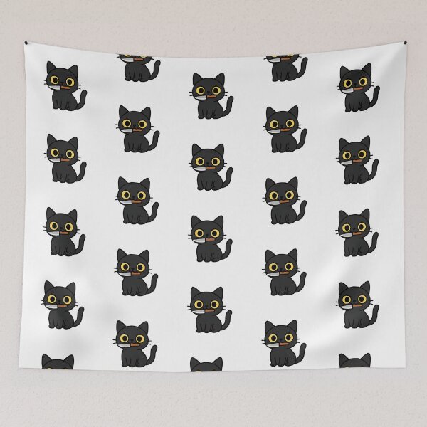 Item preview, Stabby Black Cat Meme – Funny Knife Cat “Mess With The Meow Meow You Get The Peow Peow” Dark Humor Cat Design designed and sold by Basma Designs | Retro, Kawaii Shirts & Stickers.