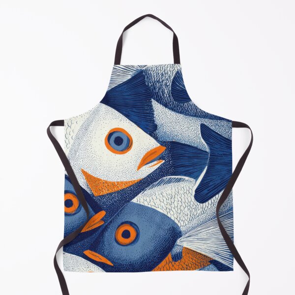Item preview, Fish swim together in the ocean designed and sold by anytka.