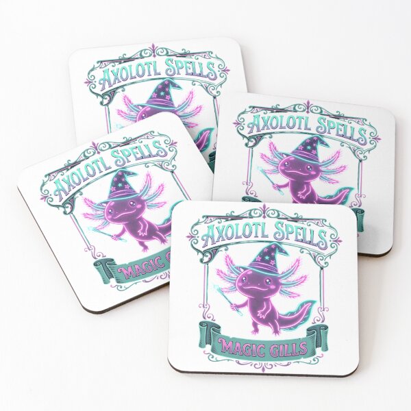 Item preview, Axolotl Spells Magic Gills designed and sold by vibes-studio1.