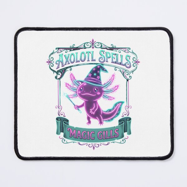 Item preview, Axolotl Spells Magic Gills designed and sold by vibes-studio1.