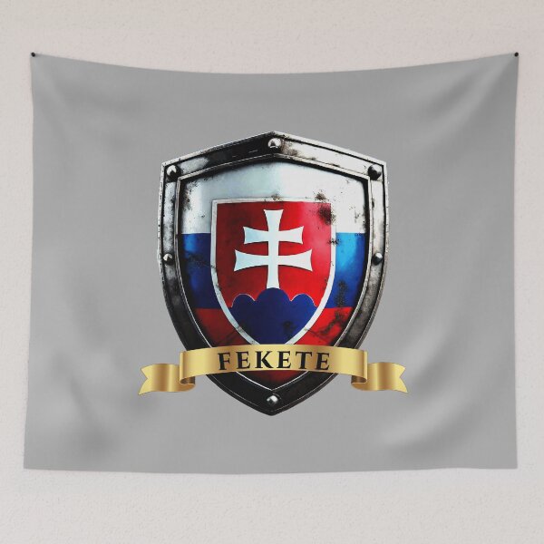 Item preview, Fekete Slovakia Heritage Shield designed and sold by Highlandkings.