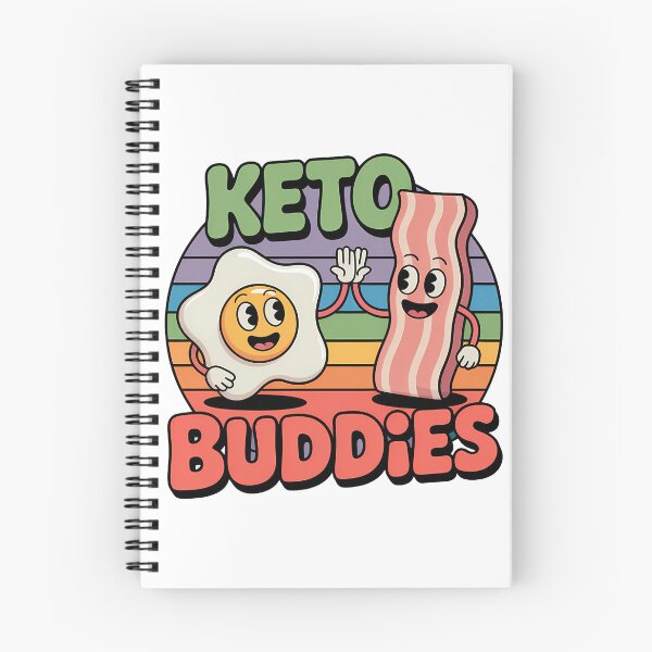 Item preview, Keto Buddies Vintage Cartoon Bacon and Egg Retro Sunset designed and sold by DOROTA-0909.