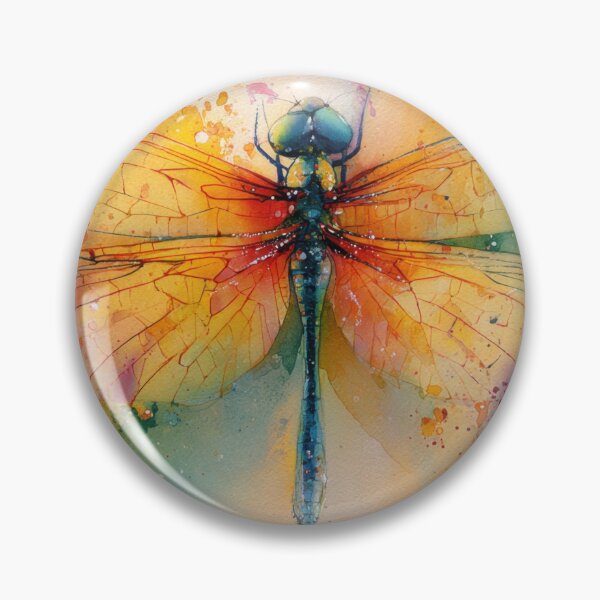 Item preview, Vibrant dragonfly art designed and sold by anytka.