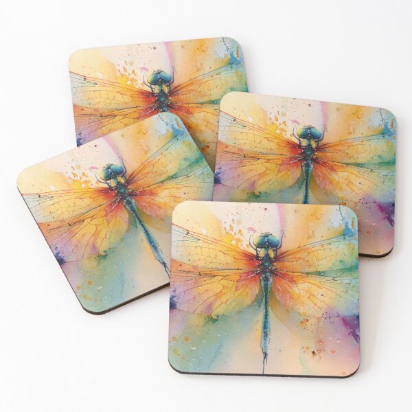 Item preview, Vibrant dragonfly art designed and sold by anytka.