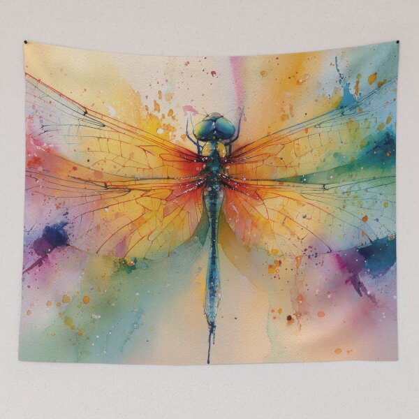 Item preview, Vibrant dragonfly art designed and sold by anytka.