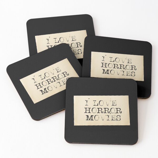 Item preview, I Love Horror Movies designed and sold by ClearStatements.
