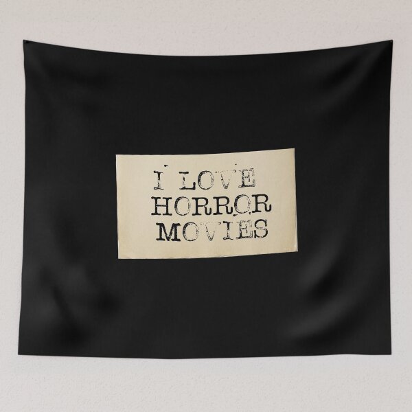 Item preview, I Love Horror Movies designed and sold by ClearStatements.