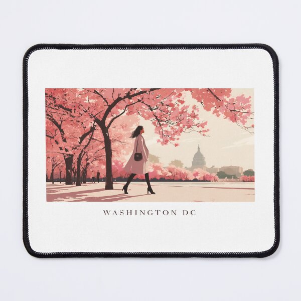 Item preview, Washington DC Pastel Cherry Blossom Capitol Park designed and sold by Fenay Designs.