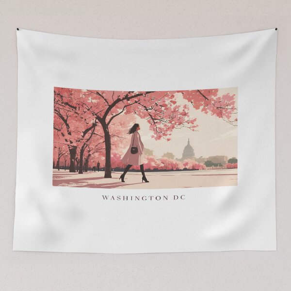 Item preview, Washington DC Pastel Cherry Blossom Capitol Park designed and sold by Fenay Designs.