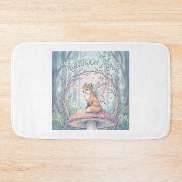 Item preview, Mushroom Magic Fairy Fox designed and sold by vibes-studio1.