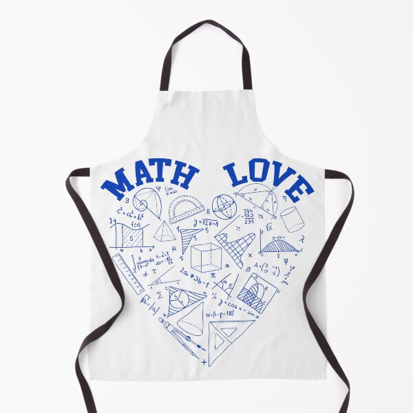 Item preview, Math Love Heart - Blue Mathematical Equations & Geometry Art Print designed and sold by DesignArtist.ia.