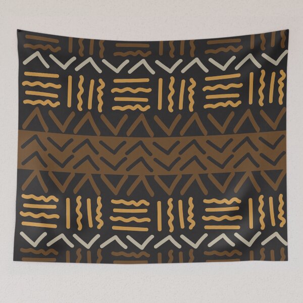 Item preview, Authentic Bogolan Pattern - Tribal Art of Mali designed and sold by Wolagno.