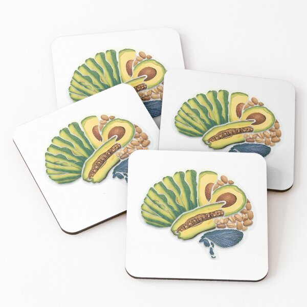 Item preview, Avocado Brain Food Healthy Fats Keto Mind designed and sold by DOROTA-0909.