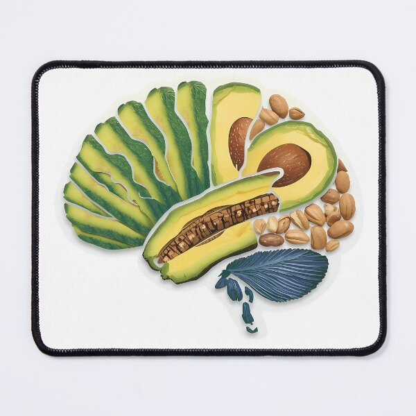 Item preview, Avocado Brain Food Healthy Fats Keto Mind designed and sold by DOROTA-0909.