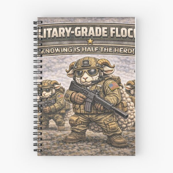 Item preview, Military-Grade Flocking – Sheep-I Joe Combat Squad Parody designed and sold by Thpoar.
