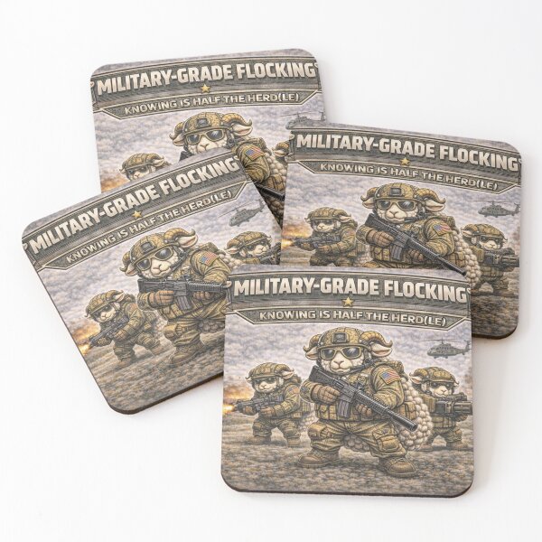 Item preview, Military-Grade Flocking – Sheep-I Joe Combat Squad Parody designed and sold by Thpoar.