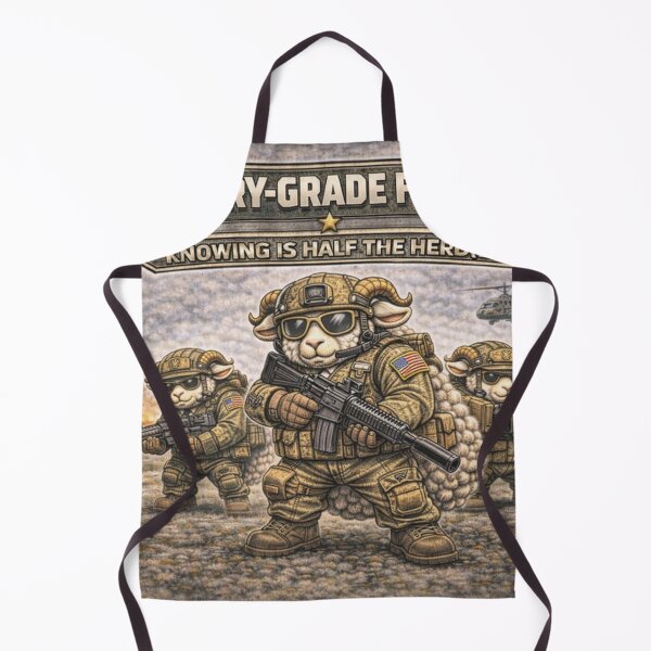 Item preview, Military-Grade Flocking – Sheep-I Joe Combat Squad Parody designed and sold by Thpoar.