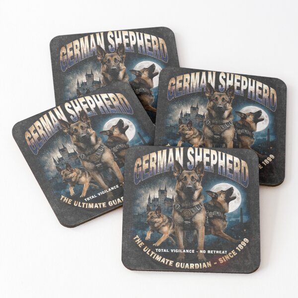 Item preview, German Shepherd Retro Collage Aesthetic designed and sold by smartlogo_factory.