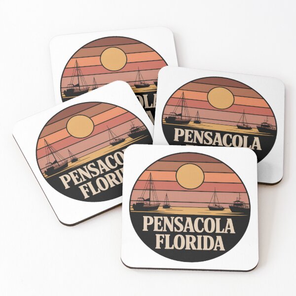 Item preview, Pensacola Florida: Brown Sunset Sailboat  designed and sold by CircinusStore.