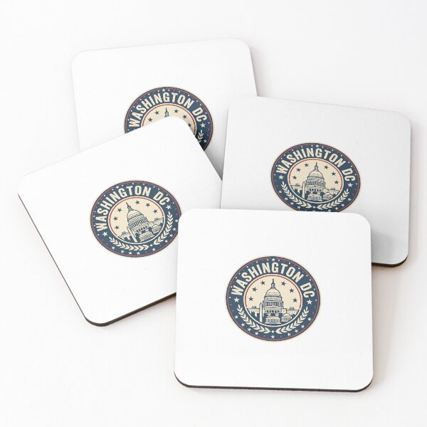 Item preview, Washington DC Retro Capitol Building Patriotic Badge designed and sold by Fenay Designs.