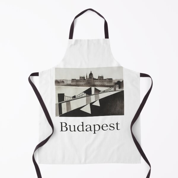 Item preview, Budapest Art Print — Constructivist Europe Travel Poster designed and sold by OzzFrequency.