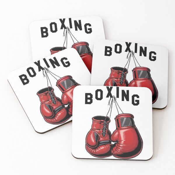 Item preview, Red Boxing Gloves Hanging - Vintage Boxing Sport Design designed and sold by FightModeStudio.