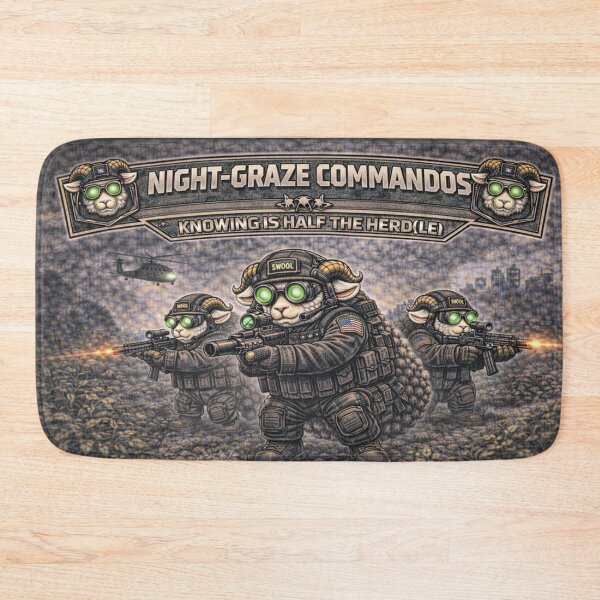 Item preview, Night-Graze Commandos – Sheep-I Joe Night Ops Parody designed and sold by Thpoar.
