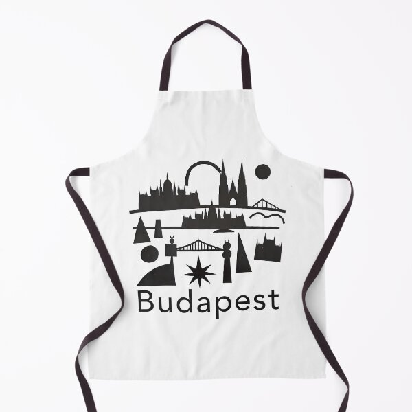 Item preview, Budapest Art Print — Constructivist Europe Travel Poster designed and sold by OzzFrequency.