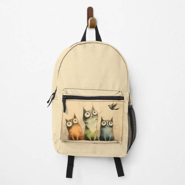 Item preview, Three cats watch a bird in the sky designed and sold by anytka.
