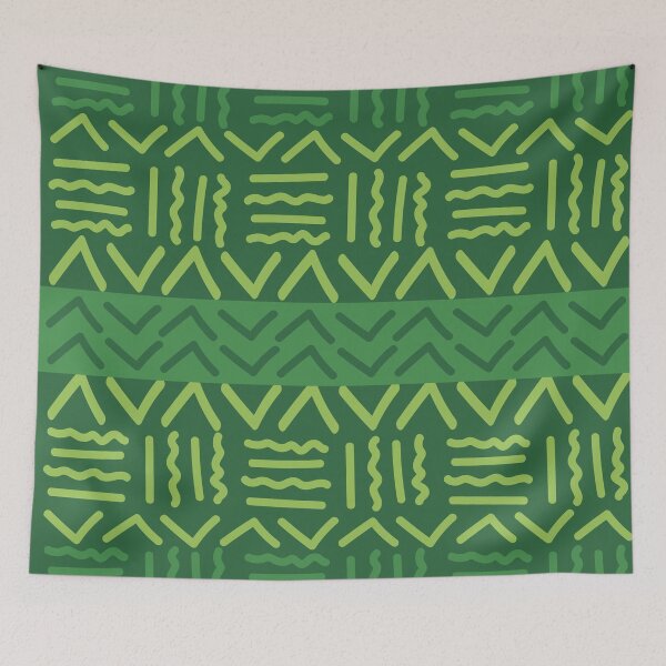 Item preview, Authentic Bogolan Pattern - Tribal Art of Mali designed and sold by Wolagno.
