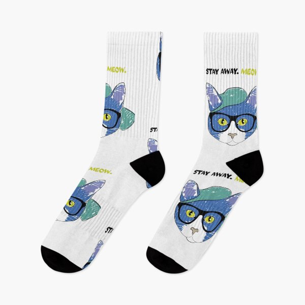 Item preview, Funny Sassy Cat Stay Away Meow Quote designed and sold by Quotable Gear.
