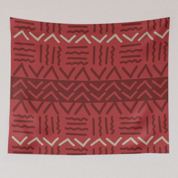 Item preview, Authentic Bogolan Pattern - Tribal Art of Mali designed and sold by Wolagno.