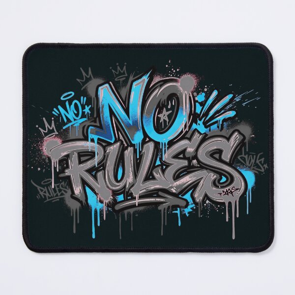 Item preview, No Rules - Urban Chaos Graffiti designed and sold by typoinspired.