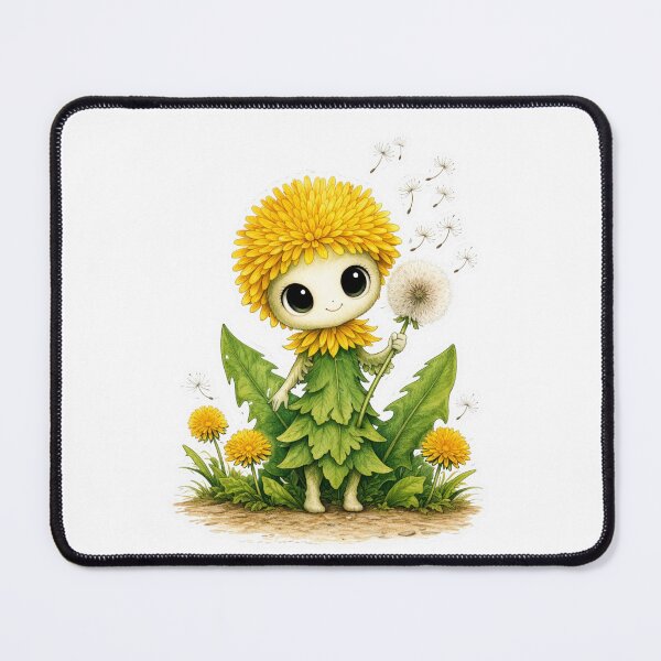 Item preview, Dandelion Spirit Cute Fantasy Character for Kids - Little Whimsy Friends designed and sold by MixArtStudio77.