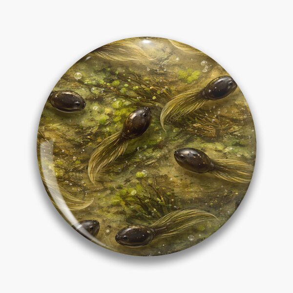 Item preview, Tadpole Swarm  – Swamp Water Texture – Nature Wildlife  Design designed and sold by AnimalAirtistry.