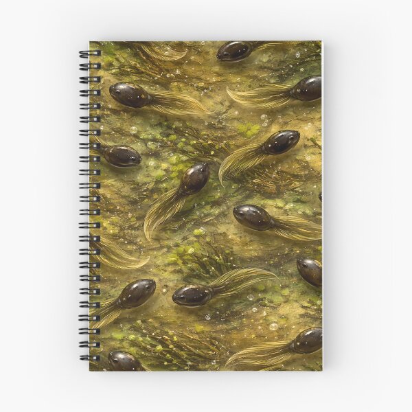 Item preview, Tadpole Swarm  – Swamp Water Texture – Nature Wildlife  Design designed and sold by AnimalAirtistry.