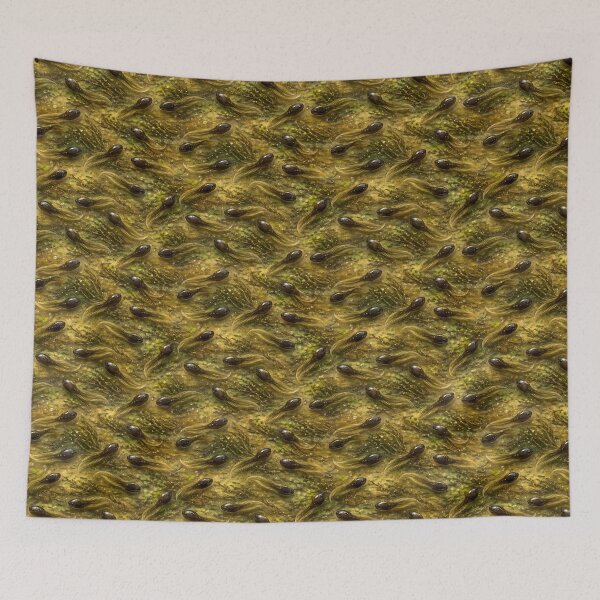Item preview, Tadpole Swarm  – Swamp Water Texture – Nature Wildlife  Design designed and sold by AnimalAirtistry.
