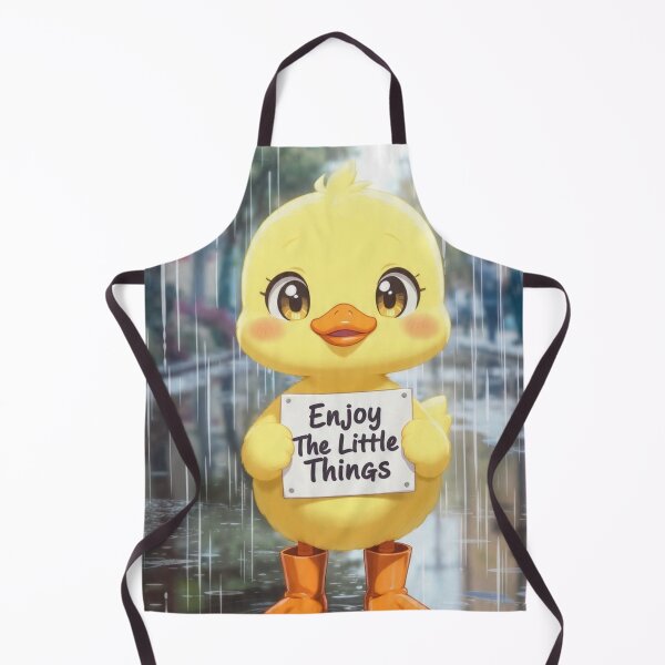 Item preview, Duck with rain boots : “Enjoy the Little Things” designed and sold by Utsav kadia.