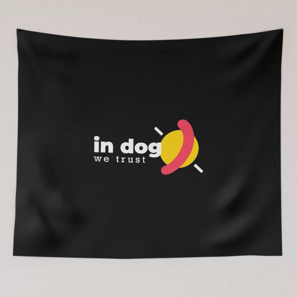 Item preview, In Dog We Trust Funny Dog Lover Design – Cute & Humorous Pet Quote designed and sold by Viral-Xtudio.